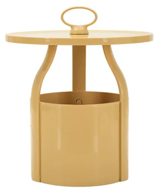 Produktbild von Mauro Ferretti Beistelltisch Iris Creme Ø44x43 cm Kunststoff