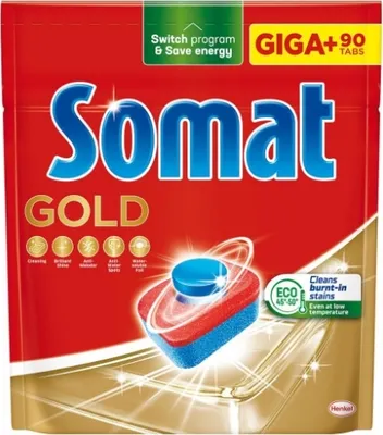 Produktbild von Somat Giga+ Tabs Gold Kapsułki do zmywarki, 90 sztuk