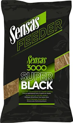 Zdjęcie produktu dla Sensas Krmení 3000 Feeder Super Black 1kg