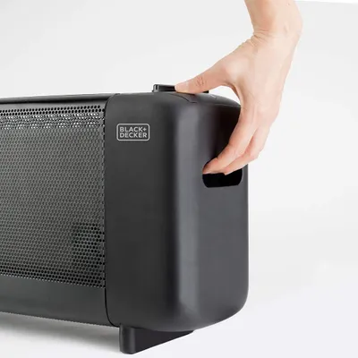 Productafbeelding van Black & Decker BXMRA1500E, Mica, Zwart, Draaiknop, 1500 W, 750 W, 15 m²