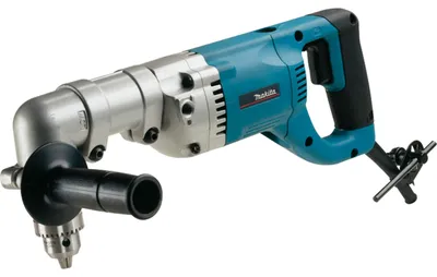 Image de Makita DA 4000 LR Perceuse d'angle professionnelle, alimentation secteur, 710 watts, capacité de perçage 13 mm dans l'acier, vitesse variable, rotation droite/gauche