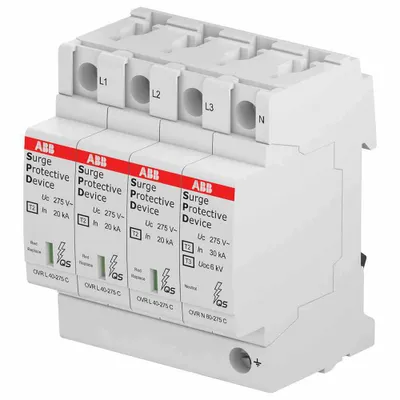 Produktbild von Sicherungseinbauautomat OVR T2 4L 40-275 P QS B 4-polig 16 A