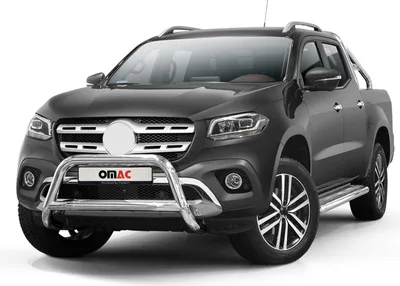 Obrázok produktu pre Ochranná lišta predného nárazníka pre Mercedes triedy X 2017-2020 ABE oceľová strieborná