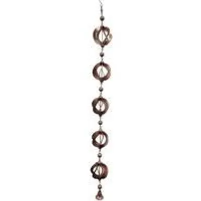 Image de Protection de descente de gouttière en métal - 108 cm - Bronze