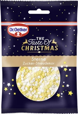 Produktbild von Dr. Oetker Dekor Sterne Zucker-Streudekor 30g