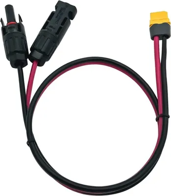 Solar-Verlängerungskabel 12 AWG 300 cm, XT60 auf Solarstecker