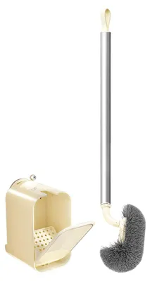 Produktbild von Toilettenbürste mit langem Stiel und Wandhalterung
