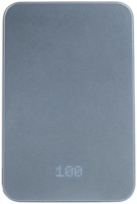 Productafbeelding van Grundig Magnetische Powerbank 5000 mAh - Powerbank met 15W draadloos opladen - Opladen