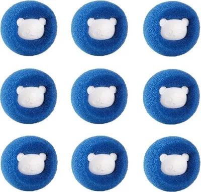 Produktbild von INF Waschball gegen Tierhaare 3er-Pack Blau 9er-Pack