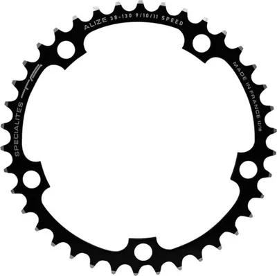 Produktbild von TA Kettenblatt Alizé 40Z schwarz Ø130 innen 9/10-f.