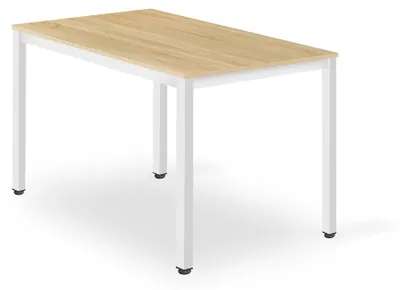 Obrázek produktu pro Stůl TESSA 120 cm x 60 cm - dub / bílé nohy