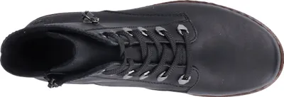 Produktbild von Rieker Damen Schnürboot Zierreißverschluss Stiefelette 75142, Größe:39 EU, Farbe:Schwarz
