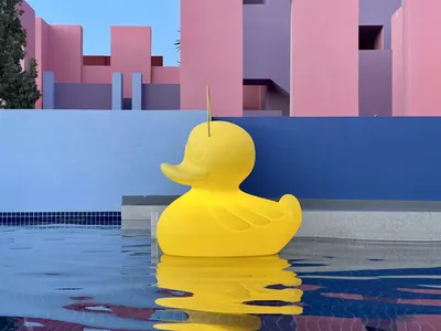 Produktbild von DUCK-DUCK Lamp (XL) gelb by Goodnight Light Akku-LED Lampe