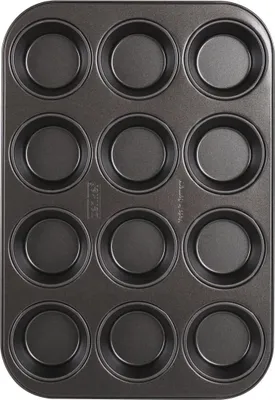 Image de Moule à muffins Zenker pour 12 muffins – Plaque de cuisson pour muffins et cupcakes – Résistant à la chaleur