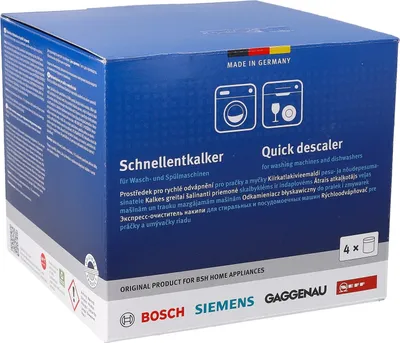Produktbild von Bosch Siemens 00312351 (=00311923) Entkalker 4x250g. für Waschmaschine Geschirrspüler