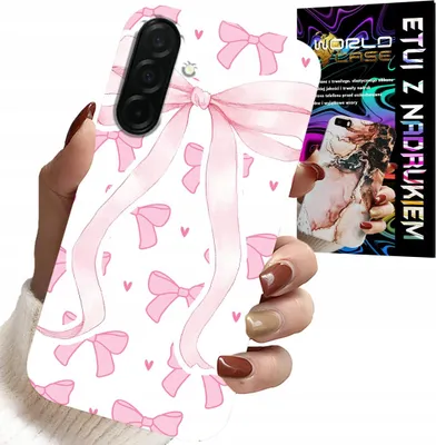 Image de Étui Pour Samsung Galaxy A56 5G - Étui Design Avec Ruban Rose