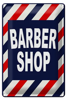Produktbild von Blechschild Spruch 20x30cm Barbershop Friesur