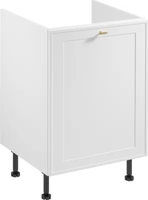 Produktbild von Spülenunterschrank 60 cm Küchenmöbel ohne Arbeitsplatte Küchenschrank, Sorento D60Z Weiß