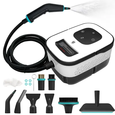 Produktbild von Dampfreiniger 2500W, Handdampfreiniger 4 Bar, 10s Aufheizung, 6 Dampfstufen, tragbarer Dampfreiniger, 1600ml Handdampfreiniger für Küche Bad Auto Sofa