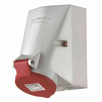 Image de MENNEKES Prise CEE 5p 32A 6h 400V/rt IP44 AP