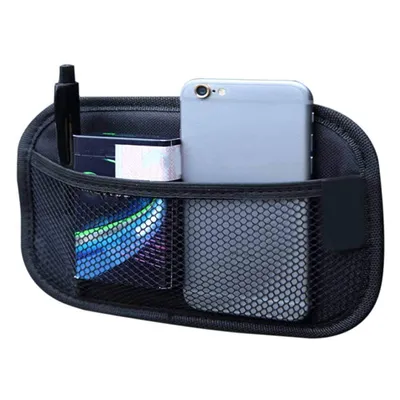 Produktbild von Auto-Aufbewahrungsnetz mit Klebefunktion, Netztasche, Organizer für die Autositzseite, Netztasche, Organizer für Handtasche, Handytasche