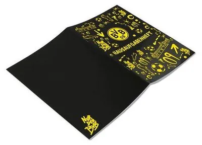 Produktbild von Hausaufgabenheft im A5-Format, 48 Blatt, Borussia-Dortmund-Motiv