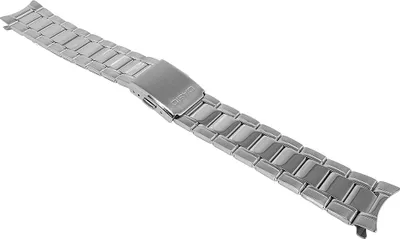 Produktbild von Casio Collection Uhrenarmband 20mm Edelstahl silbern MTP-1384D-7A2V