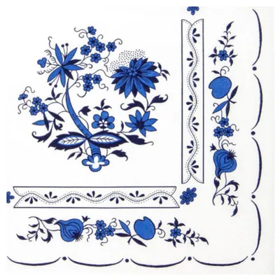 Produktbild von Servietten 33x33 cm - Zwiebelmuster