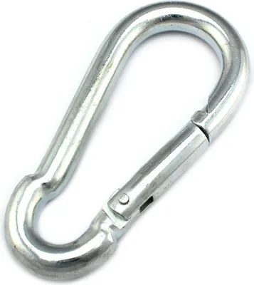Produktbild von 2 Karabiner 10 x 100mm Feuerwehrkarabiner Karabinerhaken Stahl DIN 5299