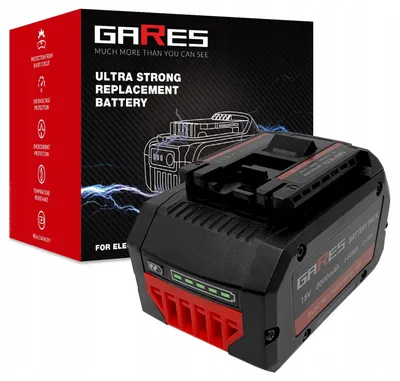 Produktbild von Gares Akkupack zum Zellentausch für Bosch ProCORE GBL GSR 18 | 18 V 8 Ah Li-Ion | Ersatz-Zellenpack für Werkzeugakkus | Profi-Qualität Gares®