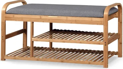 Zdjęcie produktu dla Halmar Półka na buty z ławką ST13 - naturalny/szary