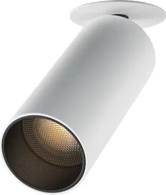 Zdjęcie produktu dla Oprawa wpuszczana okrągła biała tuba ruchoma ciepła barwa LED 12W Focus Led Maytoni