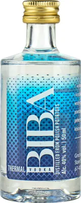 Produktbild von Wodka Biba Thermal Wodka ziemniaczana 50 ml | Vodka |50 ml | 40% Alkohol | Grochowica Polska | Geschenkidee | 18+