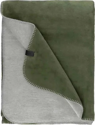 Produktbild von SCHÖNER WOHNEN-Kollektion Wohndecke FAVORIT Oliv 150 x 200 cm