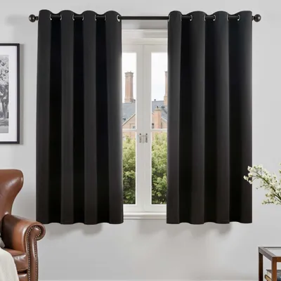 Imagen del producto de Juego de 2 cortinas opacas Vangao, color , de 145 x 140 cm, diseño moderno