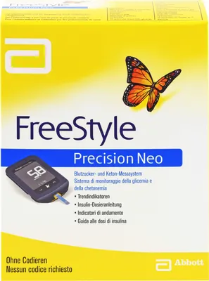 Obrázok produktu pre Systém na monitorovanie glukózy v krvi Freestyle Precision Neo.mmol/l 1 ks