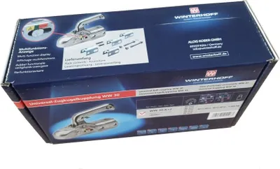 Produktbild von 1 Stück - Winterhoff Kugelkupplung WW30-K+Z - 3000kg - Ø35/40/45/46/50/51 - Bohrung Ø12mm