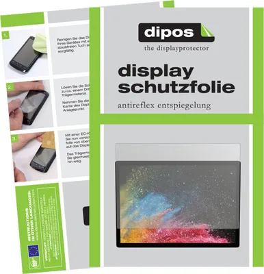 Produktbild von 2x Schutzfolie für Microsoft Surface Book 2 matt Displayschutzfolie Folie Display Schutz dipos