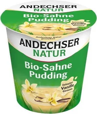 Produktbild von Andechser Natur Sahne-Pudding Vanille 10% -- 150g