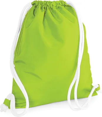 Produktbild von BagBase BG110 | Icon Drawstring Backpack / 40 x 48 cm - Farbe: Lime Green - Größe: 40 x 48 cm