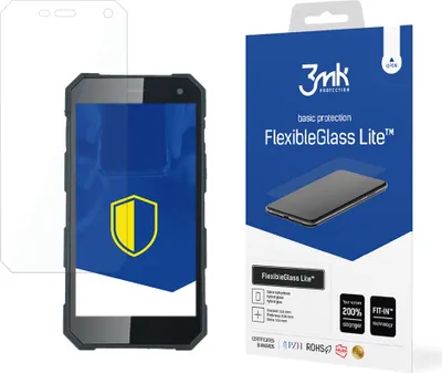 Produktbild von 3mk Display Hybridglas FlexibleGlass Lite fr MyPhone Hammer Energy 0,16mm 6H