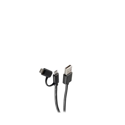 Productafbeelding van Shiverpeaks BS14-14025, 1 meter, USB-A, Micro-USB B, USB 2.0, zwart