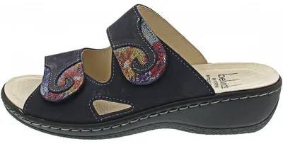 Produktbild von Belvida Pantolette Blau in Gr. 42