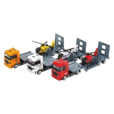 Produktbild von Spielzeuglastwagen mit Hubschrauber