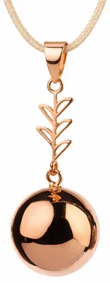 Produktbild von Schwangerschafts Bola Halskette Roségo - Taille unique - Rosa | by Bola