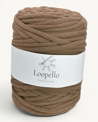 Productafbeelding van Loopvast katoenen koord, 9 mm, 100 meter – Bruin