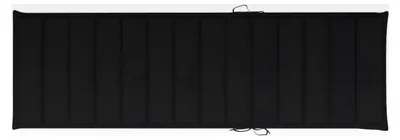 Produktbild von Sonnenliegenauflage Schwarz 200x60x3 cm
