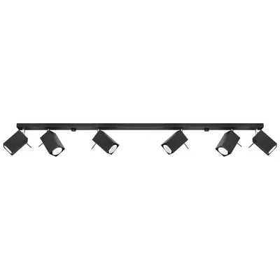 Zdjęcie produktu dla Lampa sufitowa MERIDA 6L Czarny Sollux Lighting SL.0460