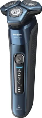 Obrázek produktu pro Philips SHAVER Series 7000 S7786/59, Rotační holicí strojek, Modrá, SteelPrecision blades, Nerezová ocel, Knoflíky, SkinGlide