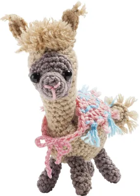 Produktbild von folia Mini-Häkelset "Lama"
